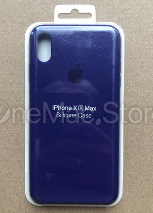 Чехол Silicone Case для iPhone Xs Max (фиолетовый/purple)