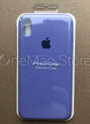 Чехол Silicone Case для iPhone Xs Max (лавандовый/lavender)