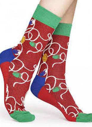 Носки happy socks. новогодние носки.