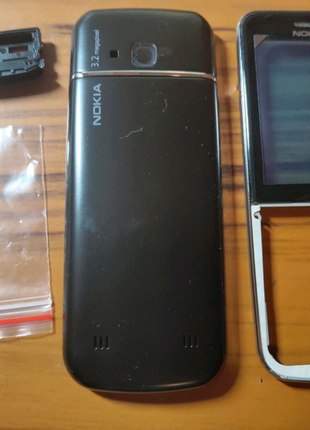 Корпус телефона Nokia 6730 Silver/ Black