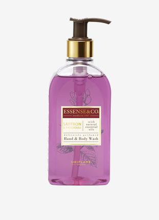 Жидкое мыло для рук и тела с шафраном и пачули Essense&Co