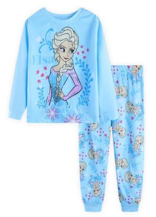 Пижама для девочки 2-3г ночнушка детская 92см анна эльза холод...