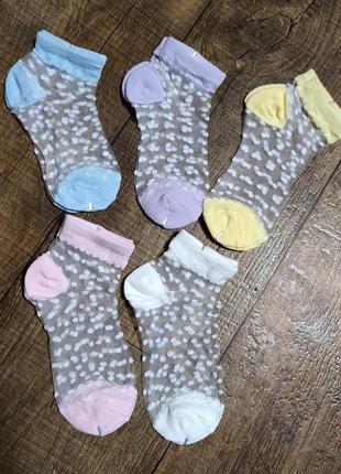 Носки носочки для девочки дівчинки шкарпетки белые школьные лё...