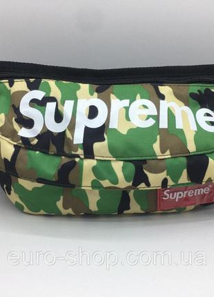 Поясная сумка Supreme КАМУФЛЯЖ сумка на пояс