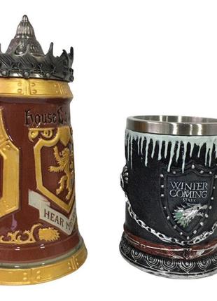 Подарочный набор Кружка Game Of Thrones House Lannister и Круж...