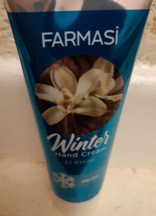 Крем для рук winter ваніль фармаси турція farmasi