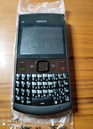 Корпус для телефону Nokia X2-01-чорний/клавіатура