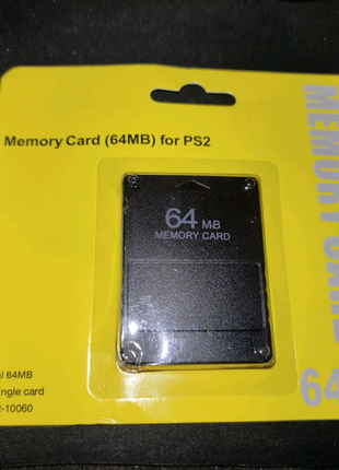 Продам карту памяти для Sony Playstation 2 на 64 мб,есть 10 штук