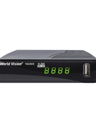 Т2 тюнер World Vision T624D3 DVB-T/T2/С