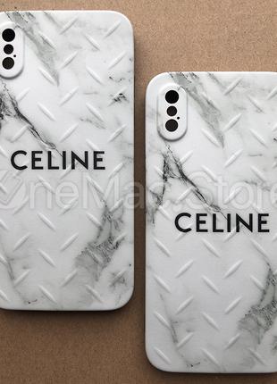 Чехол Celine для iPhone XS Max (белый/white)
