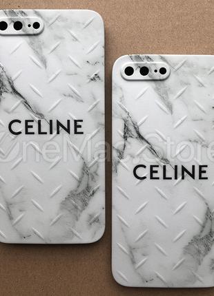 Чехол Celine для iPhone 7 Plus (белый/white)