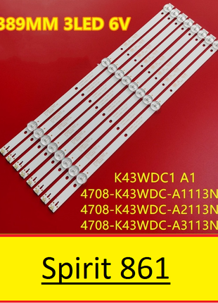 Комплект подсветки K430WDC1 A1 4708-K43WDC-A1113N11 (K430WDK3)
