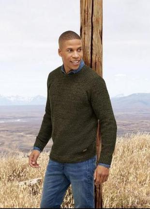 Мужской вязанный свитер, джемпер,пуловер, кофта livergy германия