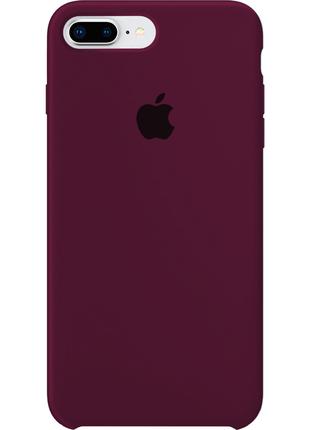 Силіконовий чохол Silicone Case iPhone 7 Plus/8 Plus Marsala