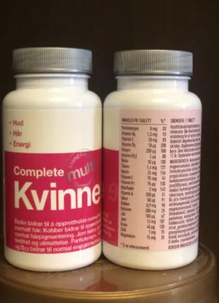 Жіночий мультивітамінний комплекс Complete Multi Kvinne ОПТ і ...