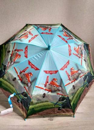 Зонтик для мальчика самолетики літачки 5-9 лет