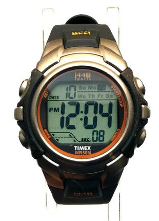 Timex 692-t5j561 1440 мужские часы из сша indiglo wr100m