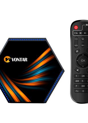 Android смарт ТВ приставка VONTAR KK MAX 4/32Gb андроид смарт ...