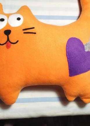 Подушка игрушка кот