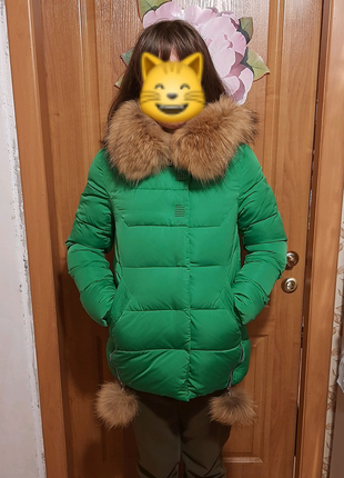 Куртка зимняя с синтепоновым наполнителем для девочки