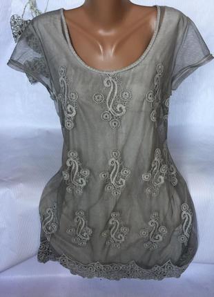 Шикарное платье сетка с ажуром италия