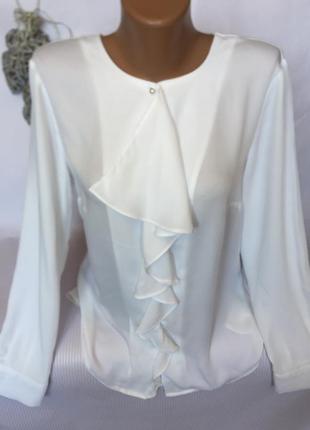 Шикарная белая блуза h&m