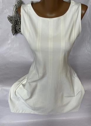 Стильное белое платье zara