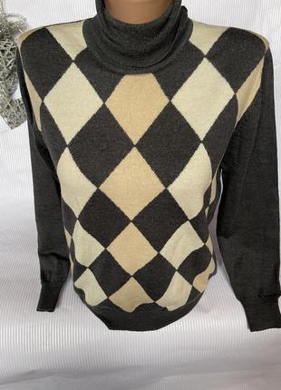 Брендовый свитер alberto fablani , шерсть мериноса 100%