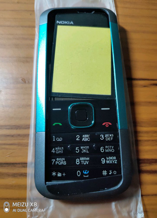 Корпус для телефона Nokia N5000-черн/зелен.+клавиатура