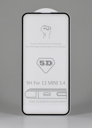 Премиальное защитное ​​​​​​​стекло на Iphone 13 mini клей по в...
