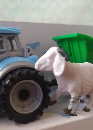 Трактор с прицепом "синий трактор"  игрушечный трактор с прице...