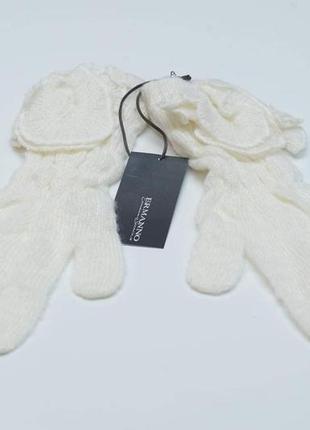 Женские вязанные перчатки от итальянского люксового бренда erm...