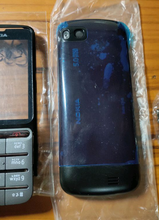 Корпус телефона Nokia C3-01-черный,клавиатура