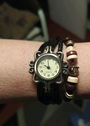 Наручные часы в стиле этно винтажные женские