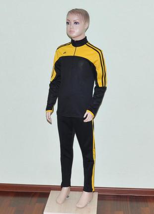 Дитячий футбольний костюм jingjishen training black/yellow (1776)