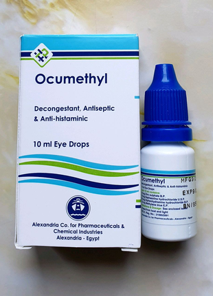 Ocumethyl краплі для очей при сухості, інфекціях, пр-во Єгипет