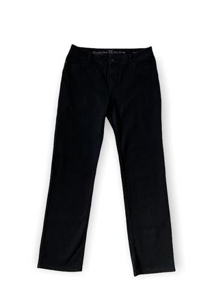 Актуальные брендовые черный прямые джинсы straight jeans brend...