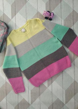 Кофта светр світшот для дівчинки кольоровий