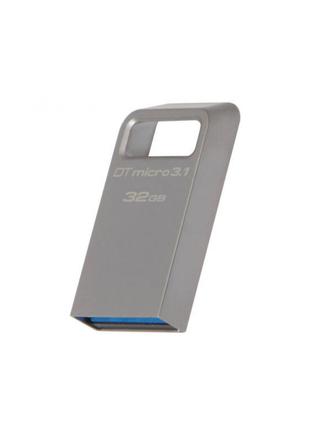 Флеш-накопичувач Kingston DTMicro 32GB (USB 3.1) Metal
