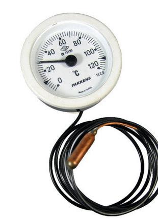 Термометр для котла "Pakkens", "Arti" 0-120°C d=52mm з капиляром
