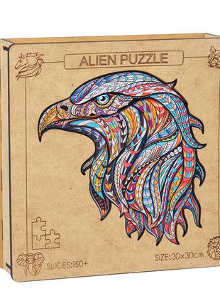Деревянный пазл Alien Puzzle Lesko QJ-267 Eagle головоломка дл...