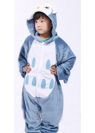 Кигуруми сова пижама для детей мальчиков и девочек на рост 112...