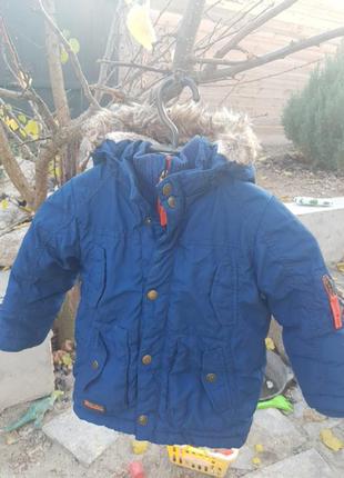 Курточка h&m зима на мальчика 2-3 года.