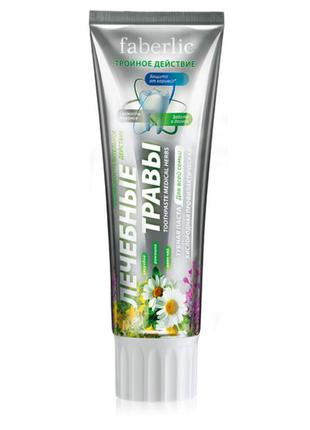 Кислородная профилактическая зубная паста «лечебные травы»