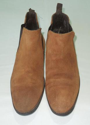 Ботинки мужские замшевые коричневые размер 43