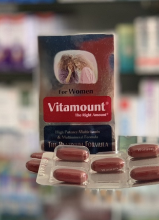 Мультивитамины Vitamount for women. 10 капсул.