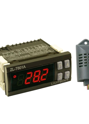 Терморегулятор Lilytech ZL 7801A контроллер температуры и влаж...