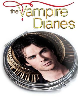 Карманное зеркало дэймон дневники вампира / the vampire diaries
