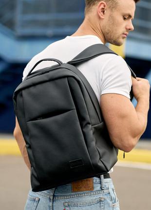 Городской мужской рюкзак zard чёрный с отделением для ноутбука