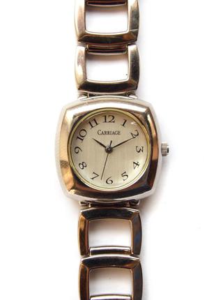 Carriage by timex классические часы из сша стальной браслет